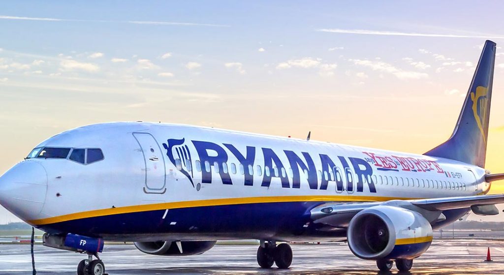 Ryanair arriva all'aeroporto di Napoli Capodichino
