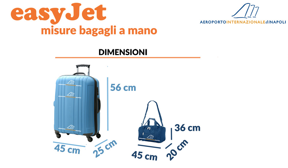 misure dei bagagli a mano di easyJet